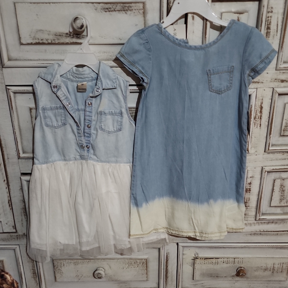 Artisan Ny Light Blue and White Kids Dress Duo